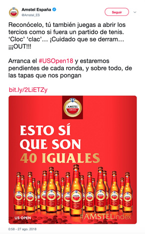 Publicidad amstel